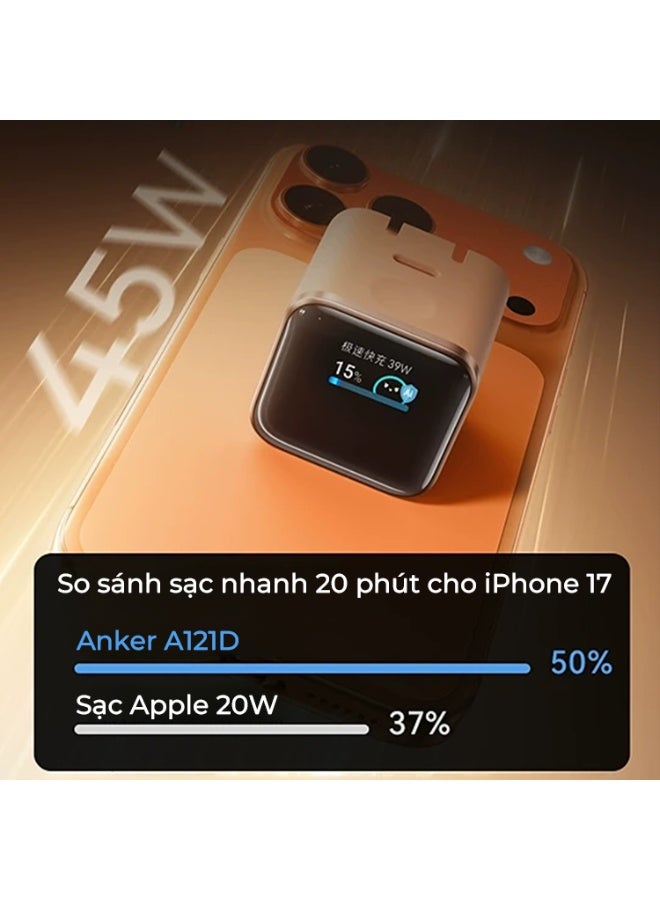 أنكر Nano Smart Charger 1C 45W with LED Display A121D - Image 3